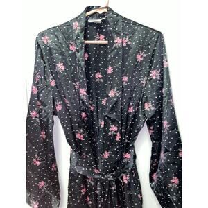 Morgan Taylor Intimates Robe Floral size Large
